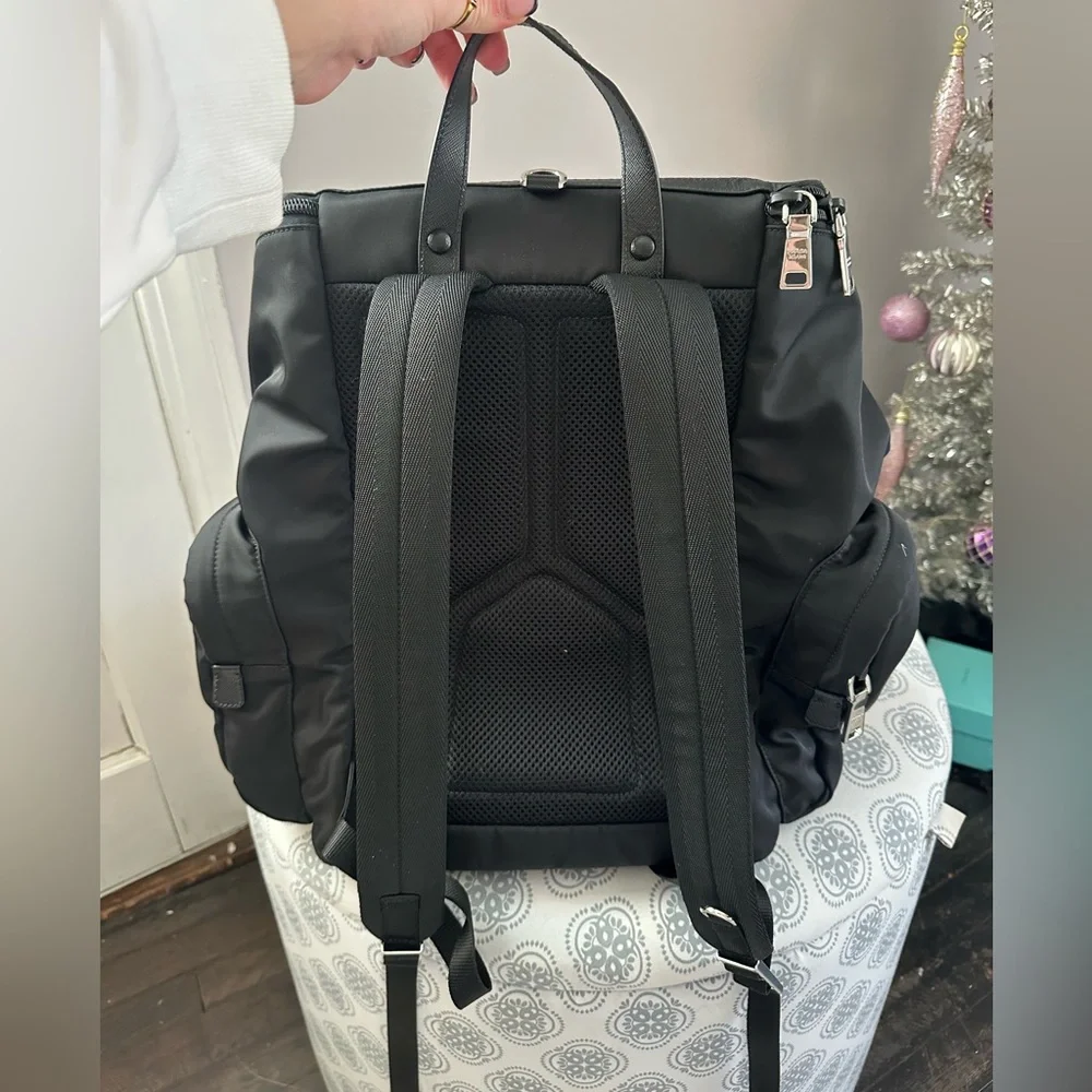 PRADA re-nylon & saffiano leather pet bag